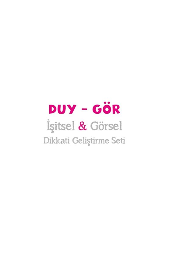 Duy-gör Işitsel-görsel Dikkat 5-6 Yaş Çocuk Eğitim Aktivite Etkinlik Seti 360 Sayfa-174 Etkinlik