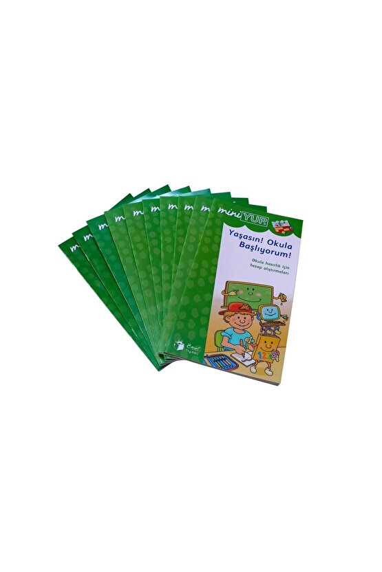 Miniyup Eğitim Seti 6+ Yaş Matematiksel Zeka Ve Görsel Dikkat 10 Kitapçık + 1 Kontrol Kutusu