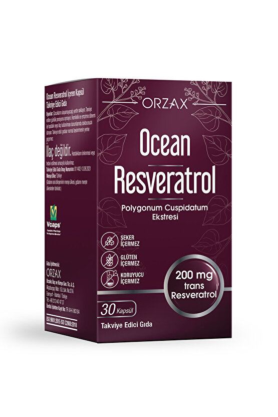 Resveratrol 200 mg 30 Kapsül