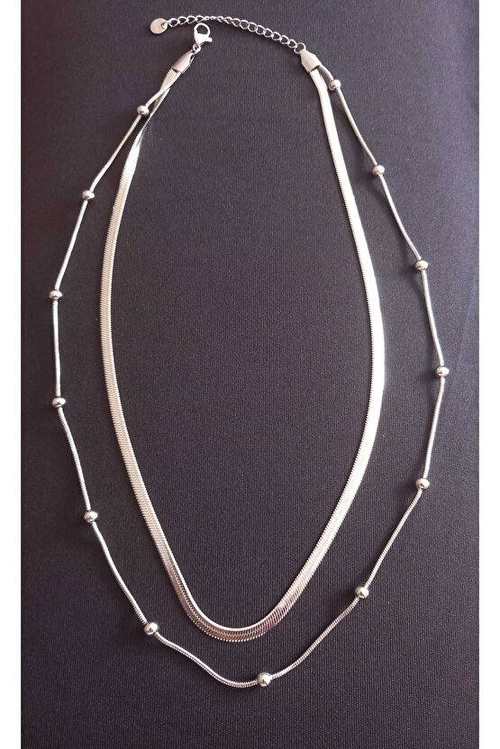 Çelik İkili   Kolye