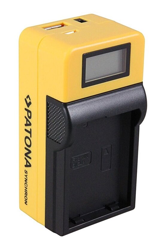 Nikon EN-EL 14 Uyumlu Tekli Synchron USB Charger LCD Ekranlı