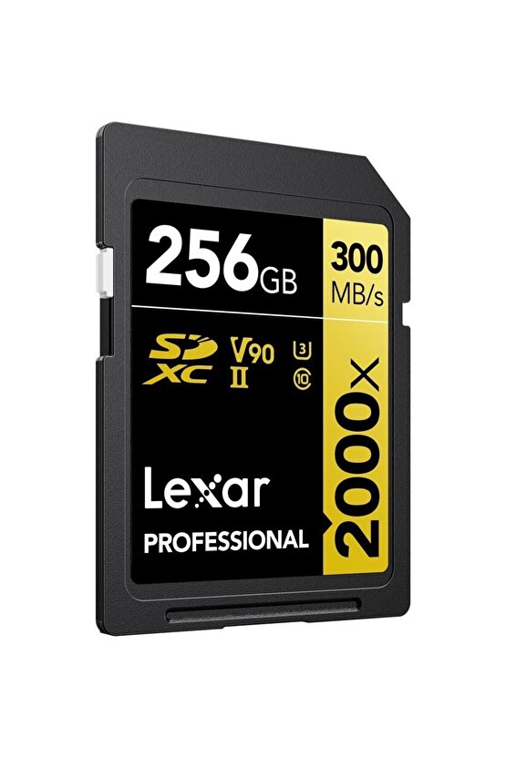 256GB Lexar® Professional 2000x SDXC™ UHS-II cards, - LSD2000256G-BNNNG