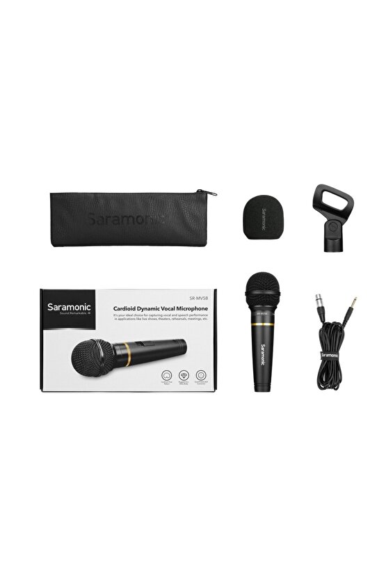 Sr-mv58 Kardioid Dinamik Vokal Mikrofon
