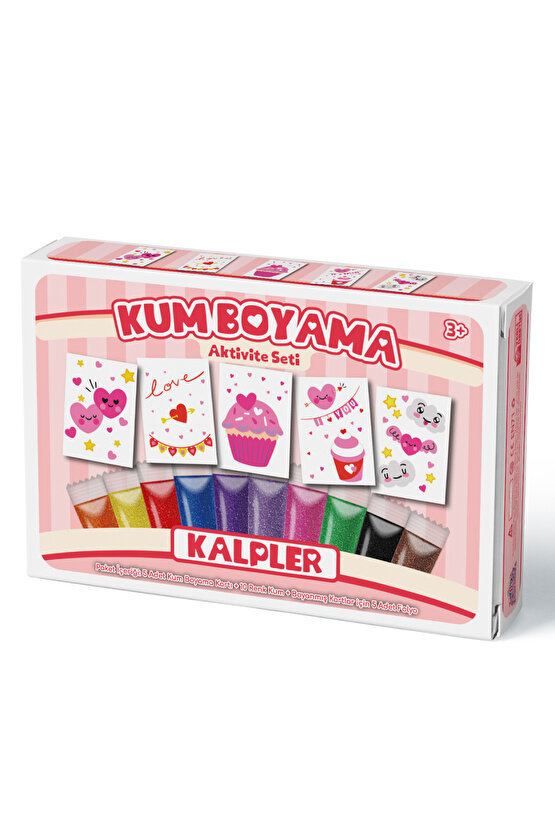 Sevimli Kalpler | Kum Boyama Aktivite Seti 5li Kutulu Paket
