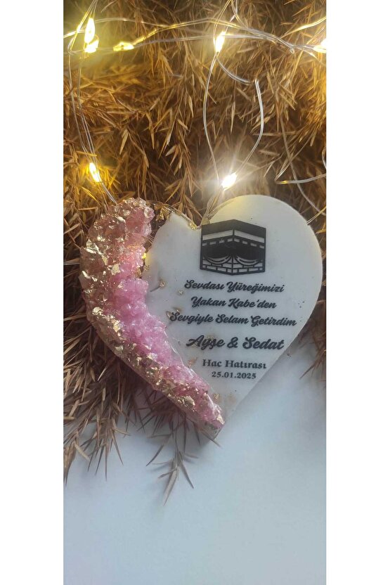 BİRGÜLCE Hac Kabe Umre Hediyelik 10 Adet Epoksi Magnet Hatıra Hediyelik Özel Tasarım