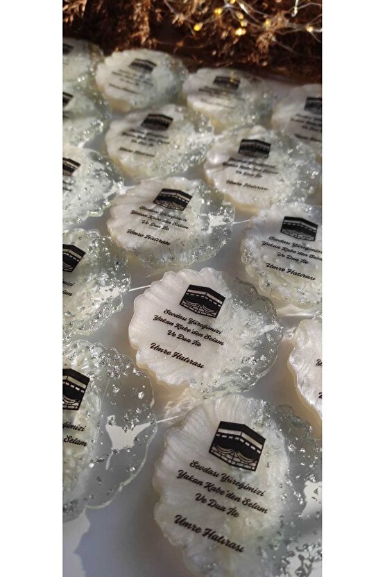 BİRGÜLCE 10 Adet Kabe Umre Hediyelik Magnet Özel Tasarım Hatıra Hediyelik