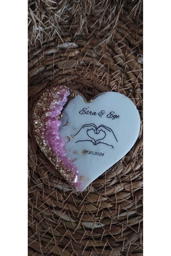 Epoksi Magnet 15 Adet Söz Nişan Kına Nikah Özel Gün Hediyelikleri