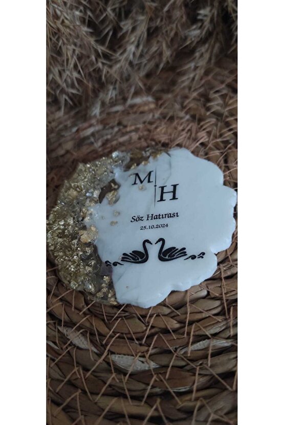 Epoksi Magnet 15 Adet Hediyelik Söz Nişan Kına Nikah Mevlüt Doğum Günü