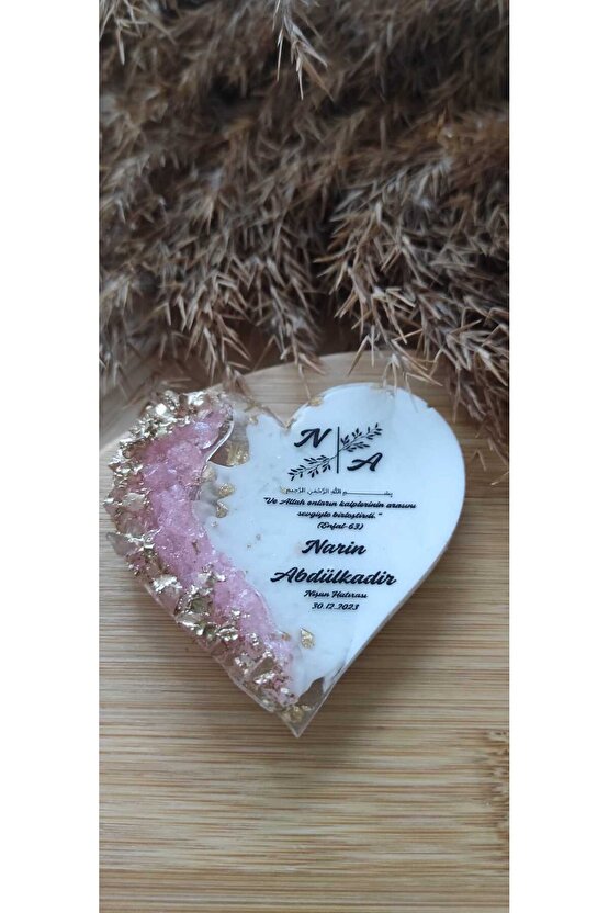 En Hayal Atölyem Epoksi Hediyelik Magnet 20 Adet Özel Tasarım Söz-nişan-nikah-kına-mevlüt-mezuniyet
