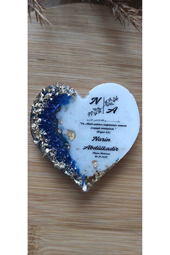 En Hayal Atölyem Epoksi Hediyelik Magnet 20 Adet Özel Tasarım Söz-nişan-nikah-kına-mevlüt