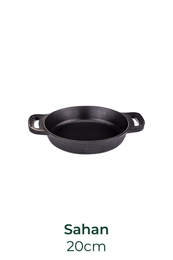 Giza - 8 Parça Granit Tencere Seti Siyah