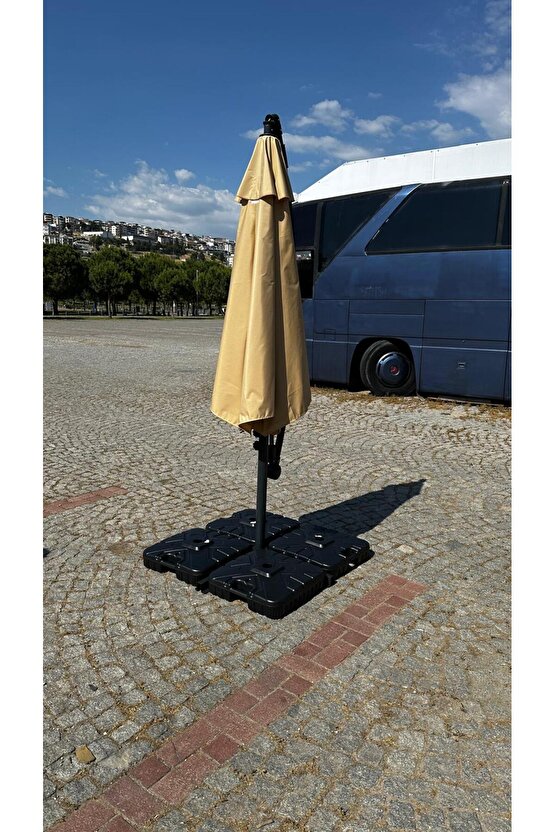 Ampul Şemsiye Ağırlık Bidonu Dörtlü SET Parasol Şemsiye Ağrılık seti