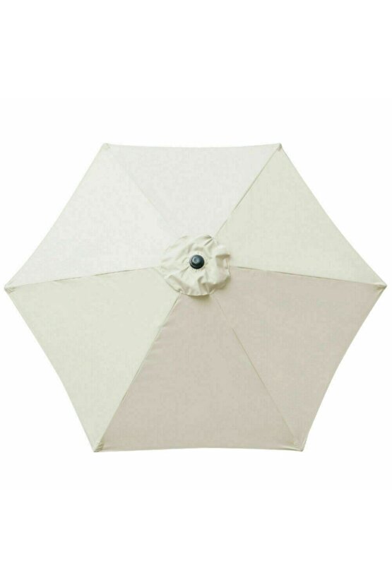 2.6 Metre Bahçe Şemsiyesi Su Geçirmez Uv Korumalı Gölgelik Teras Açık Alan Şemsiyesi Profesyonel