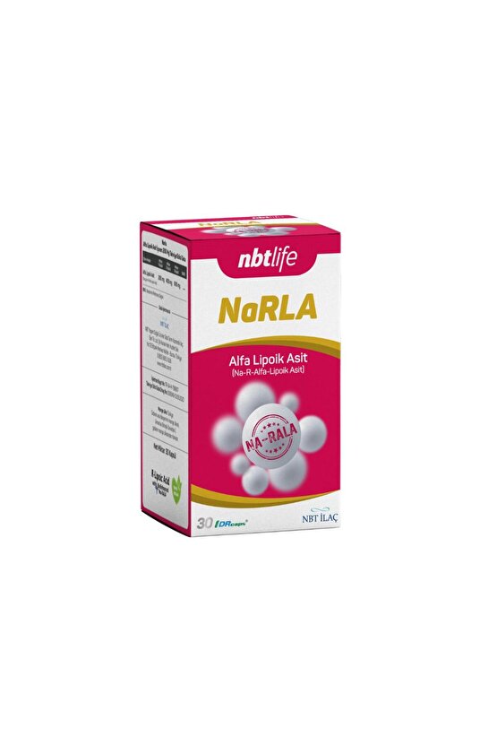 Nbt Narla Alfa Lipoik Asit 200 Mg 30 Kapsül