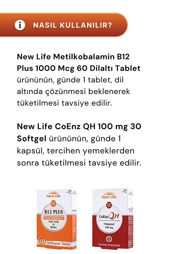 B12 Plus 60 Tablet & Coenz Qh 30 Softgel