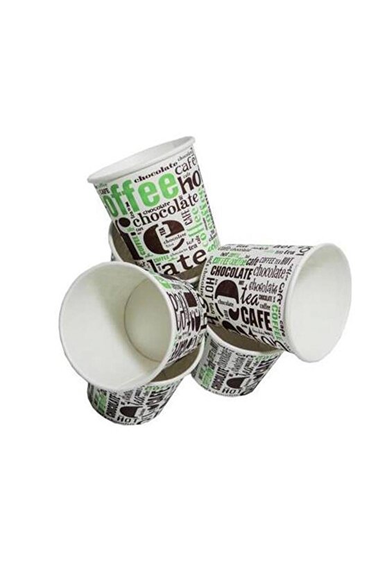 4 Oz (küçük) Karton Bardak 50 Li Türk Kahvesi Ve Espresso Bardağı