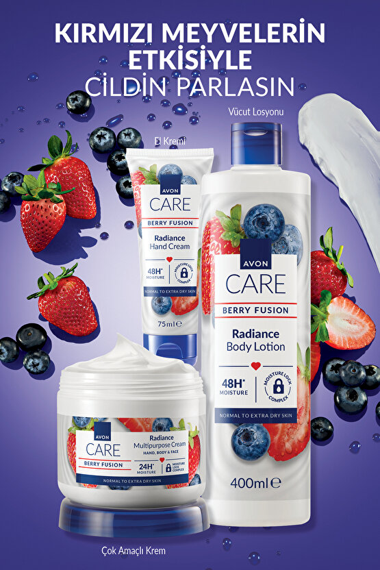 Care Yaban Mersini Ve Çilek Özlü El, Vücut Kremi 400 Ml.