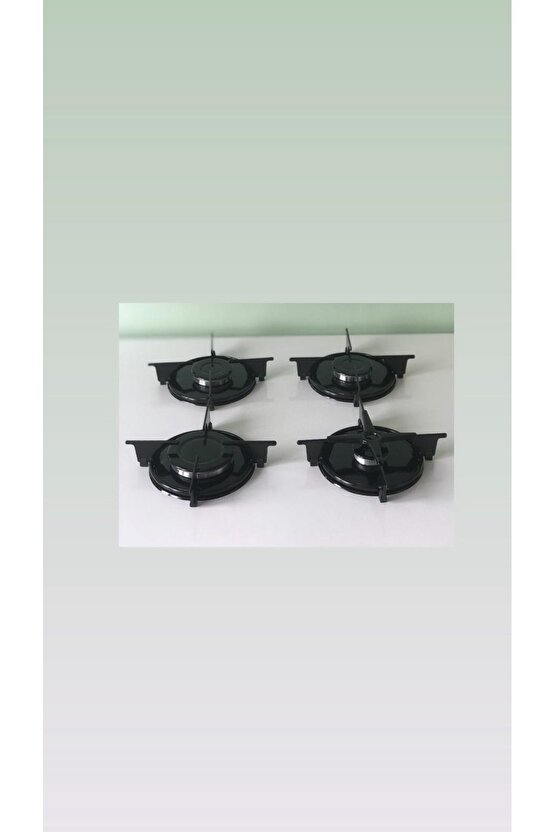 Ocaklara Uyumlu  Cam Ankastre Set Üstü Ocak Izgarası Aygaz Demiri Emaye Parlak 32 Parça