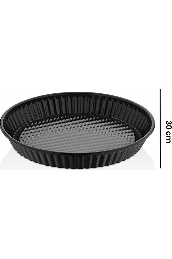 Yanmaz Yapışmaz Emaye Turta Kek Kalıbı 30cm