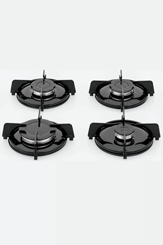 Esty Cam Ocak Izgarası Izgara Takımı Set Üstü Izgara Parlak Emaye Ocak Üstü Demirleri Takımı