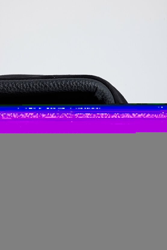 Heybes Kadın Siyah Süet Clutch El Çantası