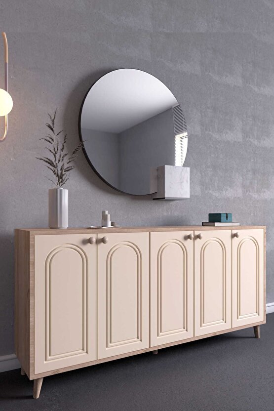 Maria Bohem Konsol Safir Meşe-Vizon Bej