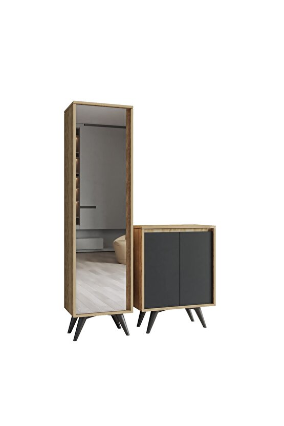 Şimal Aynalı Vestiyer Meşeantrasit