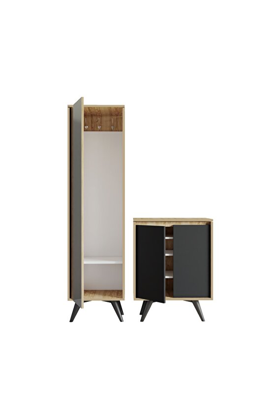 Şimal Aynalı Vestiyer Meşeantrasit