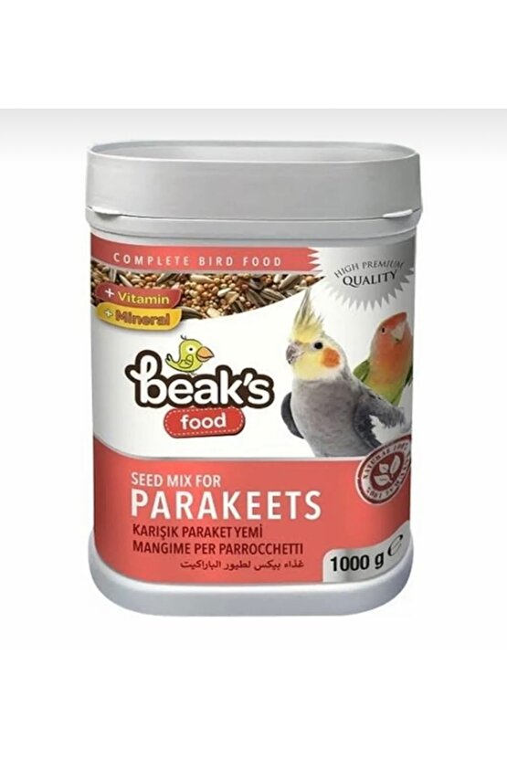 Beaks Food Parekeets Karışık Pareket Papağan Kuşu Yemi