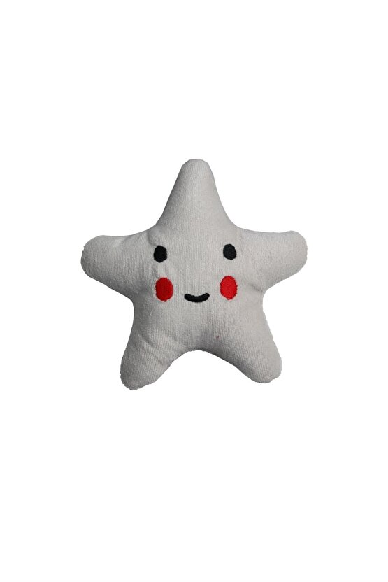 Mata Dogs Star 1 Sesli, Peluş Nakışlı Küçük Irk Ve Yavru Köpek Oyuncağı 13 Cm