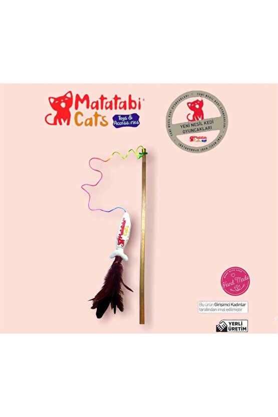 Mino Set Kedi Oltası, Çiğneme Çubuğu, Peluş Kedi Oyuncağı (KEDİ NANESİOTU İÇERMEZ)