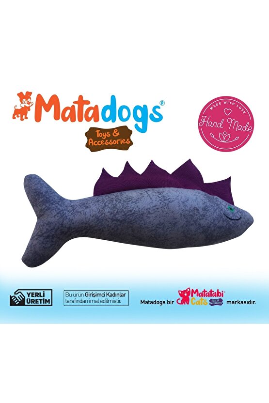 MATA DOG Spino Sesli, Kumaş, Nakışlı Köpek Oyuncağı 27  cm