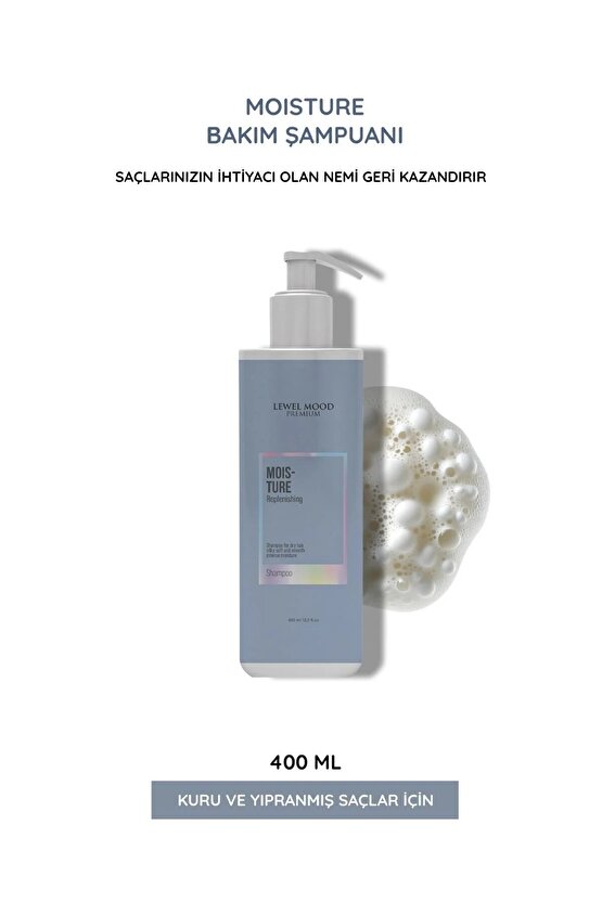 Moisture Kuru Ve Yıpranmış Saçlar Için Nem Bakım Şampuanı 400 ml