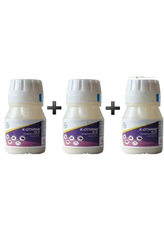 K-othrine Sc 50 Genel Haşere Ilacı 3 X 50 Ml