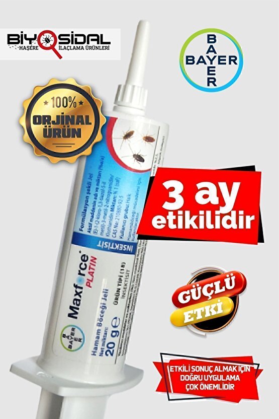 Maxforce Platin Hamamböceği Jeli 20gr ( 2027 )