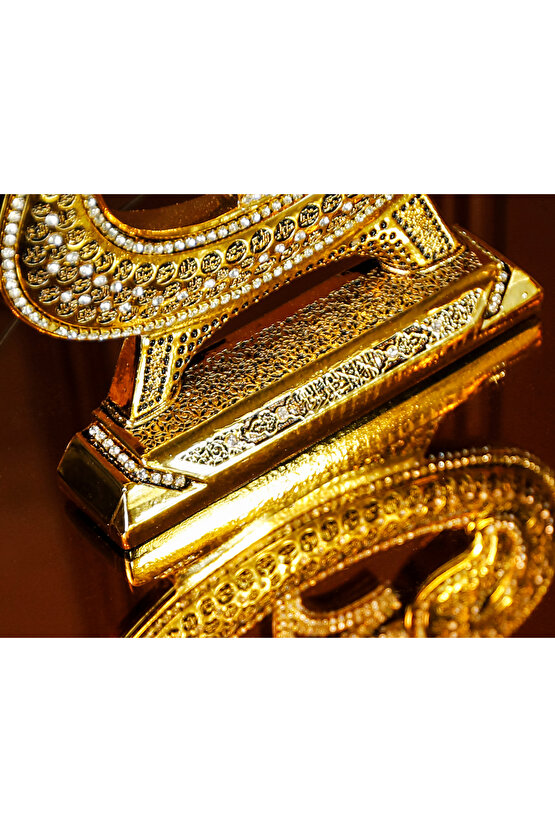 Dekoratif Ev Ürünleri Ev Ofis Salon Aksesuarı Dekorasyon Biblo Vav Allah Muhammed Esmaül Hüsna Set