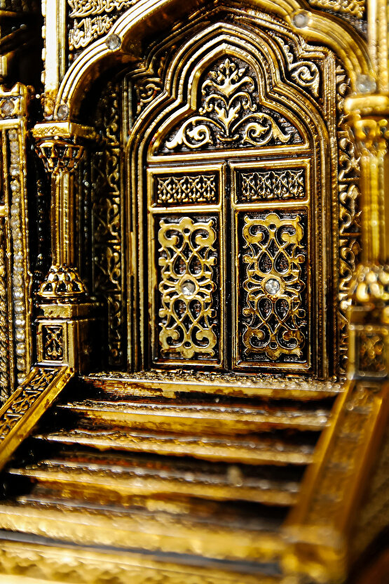 YENİ EV OFİS HEDİYESİ LÜKS DEKORATİF DİNİ İSLAMİ ARMAĞAN MİHRAP MİNBER SÜS OBJE