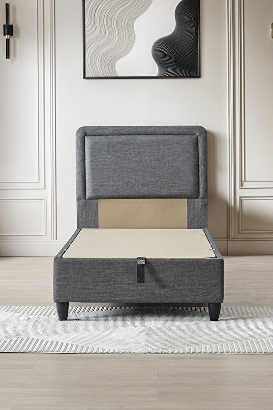 Melisa Tek Kişilik Sandıklı ve Pratik Baza Başlık 2’li Set