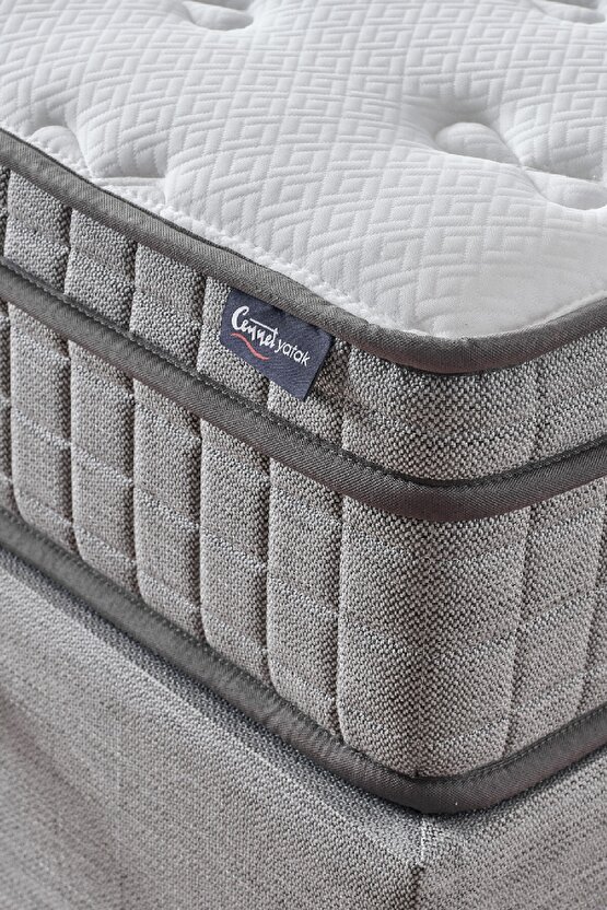 Melisa Tek Kişilik Full Ortopedik Visco Yatak Antibakteriyel ve Paket Yaylı Sistem