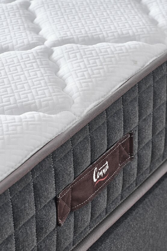 Menekşe Modeli Tek Kişilik Paket Yaylı Yatak Antibakteriyel ve Full Ortopedik Sistem