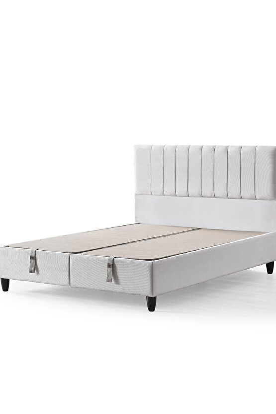 Zambak Çift Kişilik Sandıklı Baza ve Başlık Takımı 2’li Set