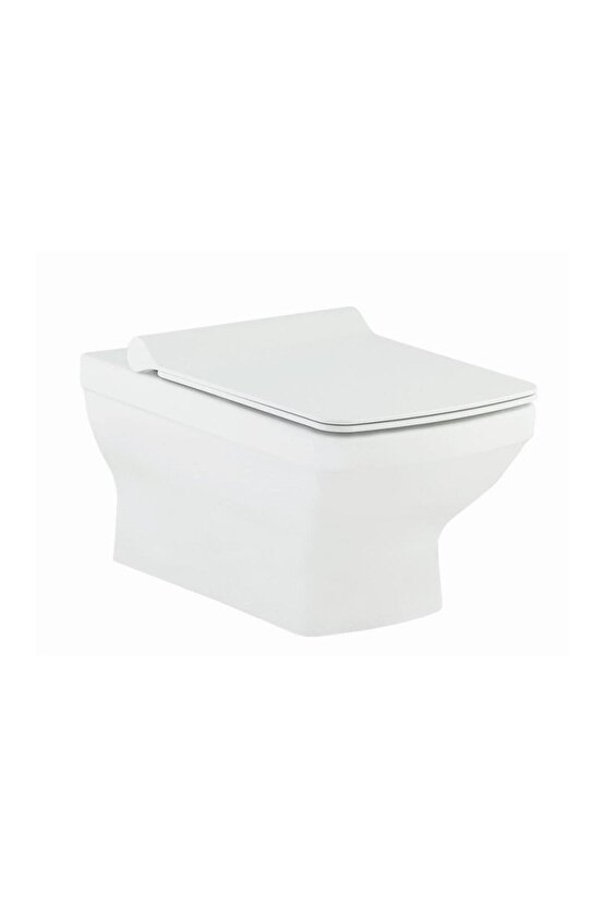 Silva Kanallı Asma Klozet A041040h, Yavaş Kapak