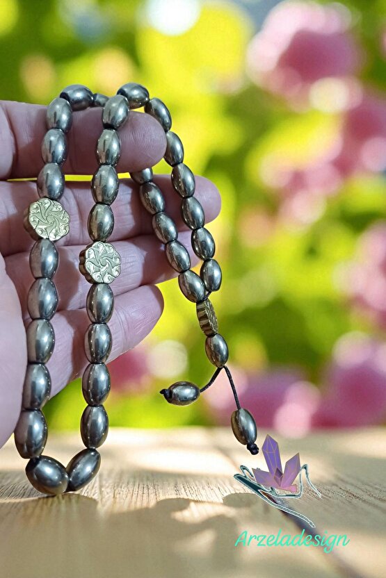 Hematit Erkektesbih 33 Lü Özel Tasarim