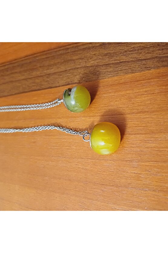 Dogal Taş  Akik Kolye