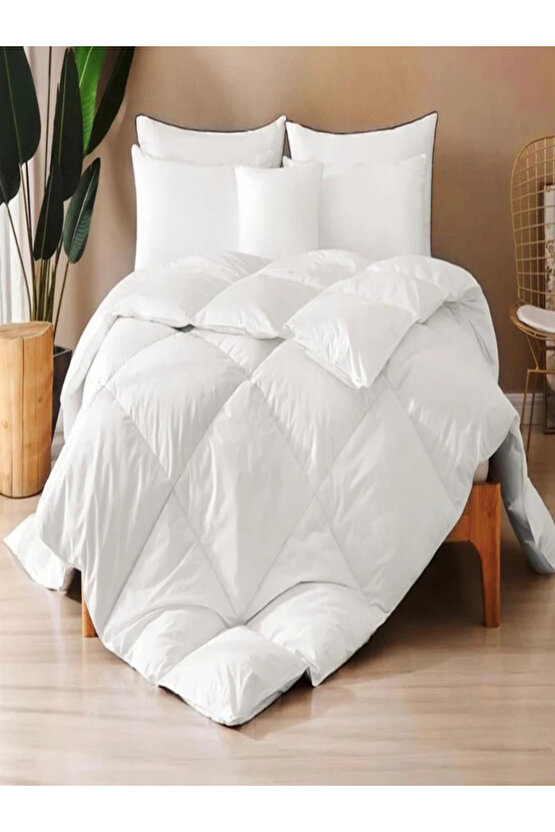 Hotel Yorgan %100 Micro Elyaf Dolgulu Beyaz Yorgan