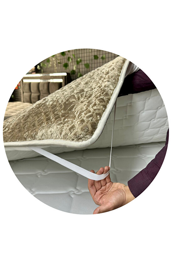 Tavşantüyü Yatak Pedi & Ortopedik Yatak Şiltesi 5 Cm Yükseklik, Yumuşak Ve Konforlu