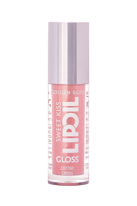 Sweet Kiss Lip Oil Gloss No:01 Dudak Parlatıcı Yağ Gül, Badem & Jojoba Yağlı 4,7 ml