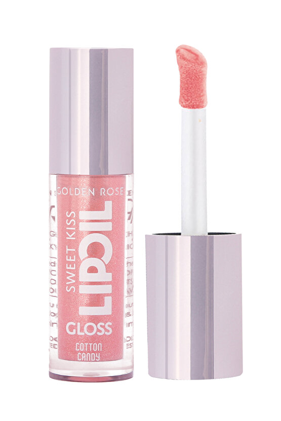 Sweet Kiss Lip Oil Gloss No:01 Dudak Parlatıcı Yağ Gül, Badem & Jojoba Yağlı 4,7 ml