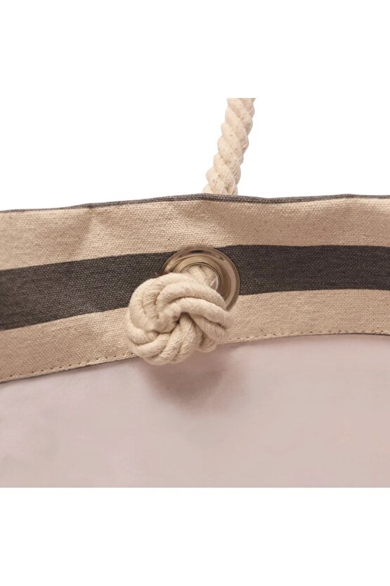 Kadın Plaj Çantası Yumuşak Saplı