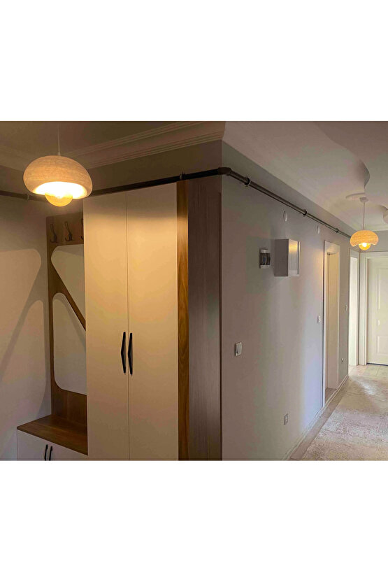 Tekli Sarkıt Avize Rustik E27 Modern Avize Bohem Beton Görünüm (RUSTİK AMPUL HEDİYEDİR.!)